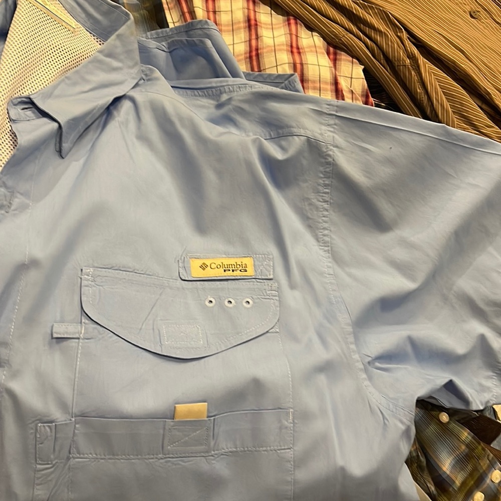 Men’s XL Columbia short sleeve button down shirt